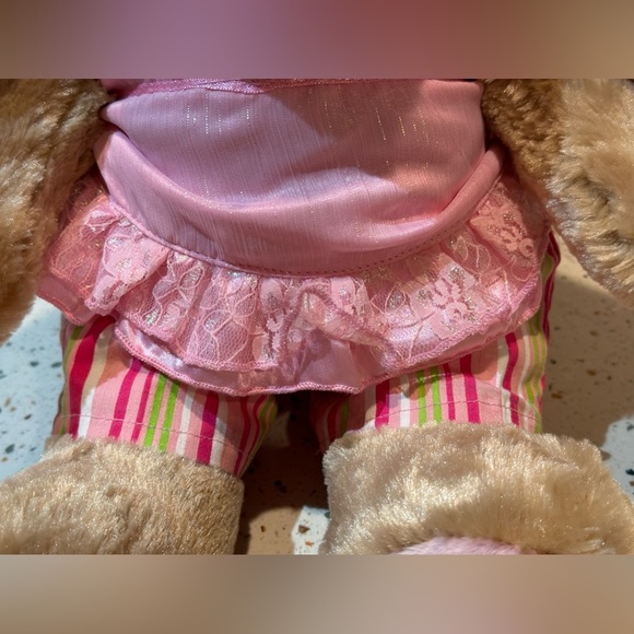 Build-A-Bear‎ Pink Lace Trimmed Top and Striped Shorts, Plush NOT Included - Picture 9 of 10